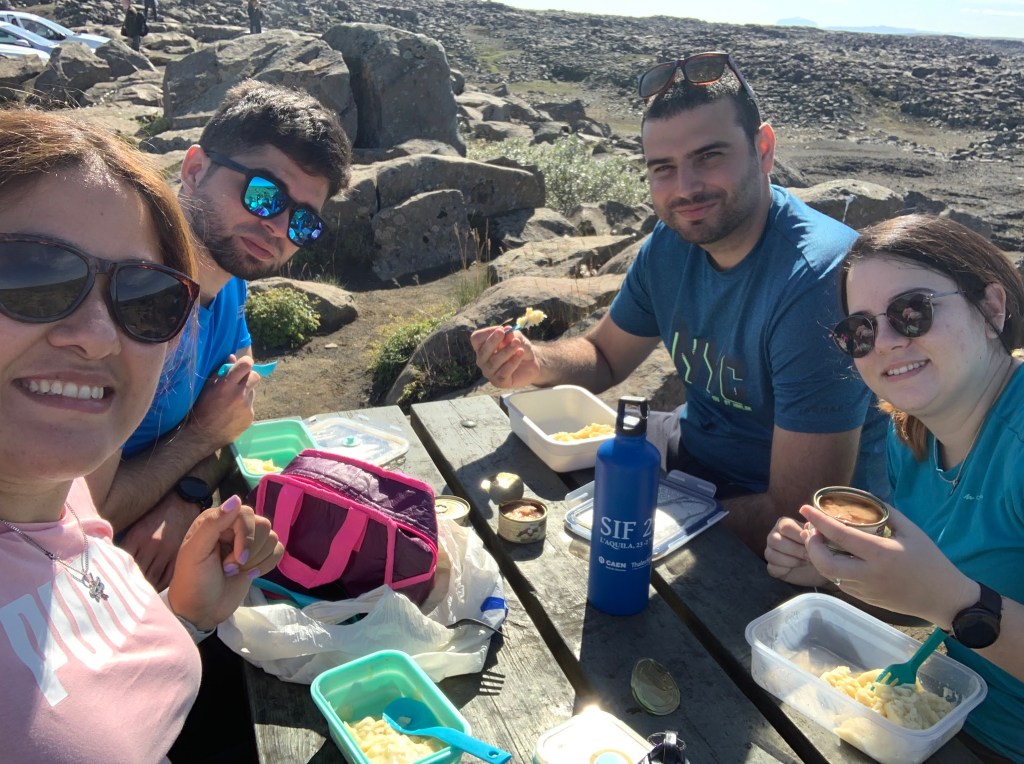 Lunch at Dettifoss