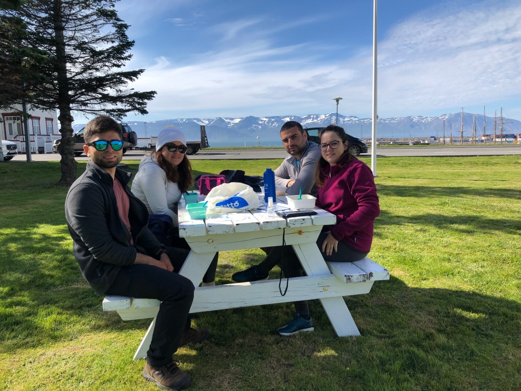 Lunch at Husavik Iceland
